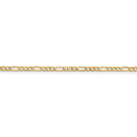 Thumbnail for 14k 2.5mm Semi-Solid Figaro Chain