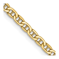 Thumbnail for 14k 2.4mm Semi-Solid Anchor Chain