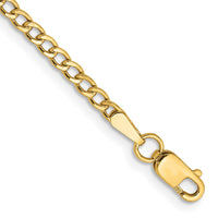 Thumbnail for 14k 2.5mm Semi-Solid Curb Chain