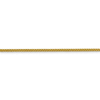 Thumbnail for 14k 2mm Semi-solid 3-Wire Wheat Chain