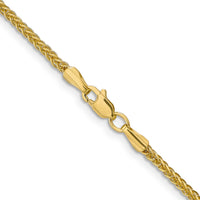 Thumbnail for 14k 2mm Semi-solid 3-Wire Wheat Chain