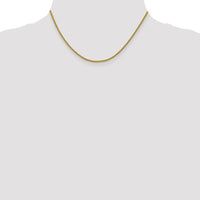 Thumbnail for 14k 2mm Semi-solid 3-Wire Wheat Chain