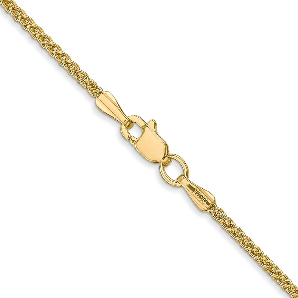 14k 1.55mm Semi-Solid Wheat Chain
