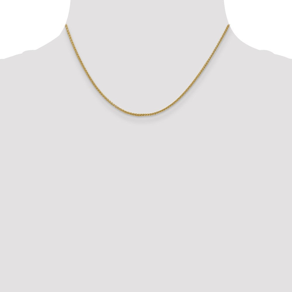 14k 1.55mm Semi-Solid Wheat Chain
