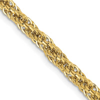Thumbnail for 14k 3.3mm D/C Semi-Solid Chain