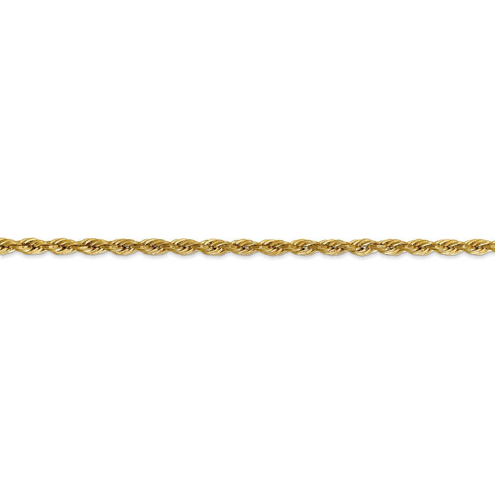 14ky 3.0mm Semi-Solid Rope Chain