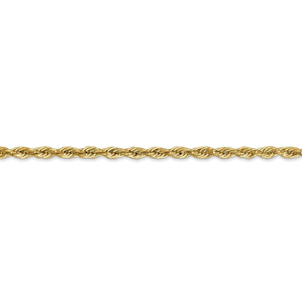 14ky 2.8mm Semi-Solid Rope Chain