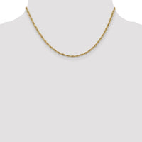 Thumbnail for 14ky 2.8mm Semi-Solid Rope Chain