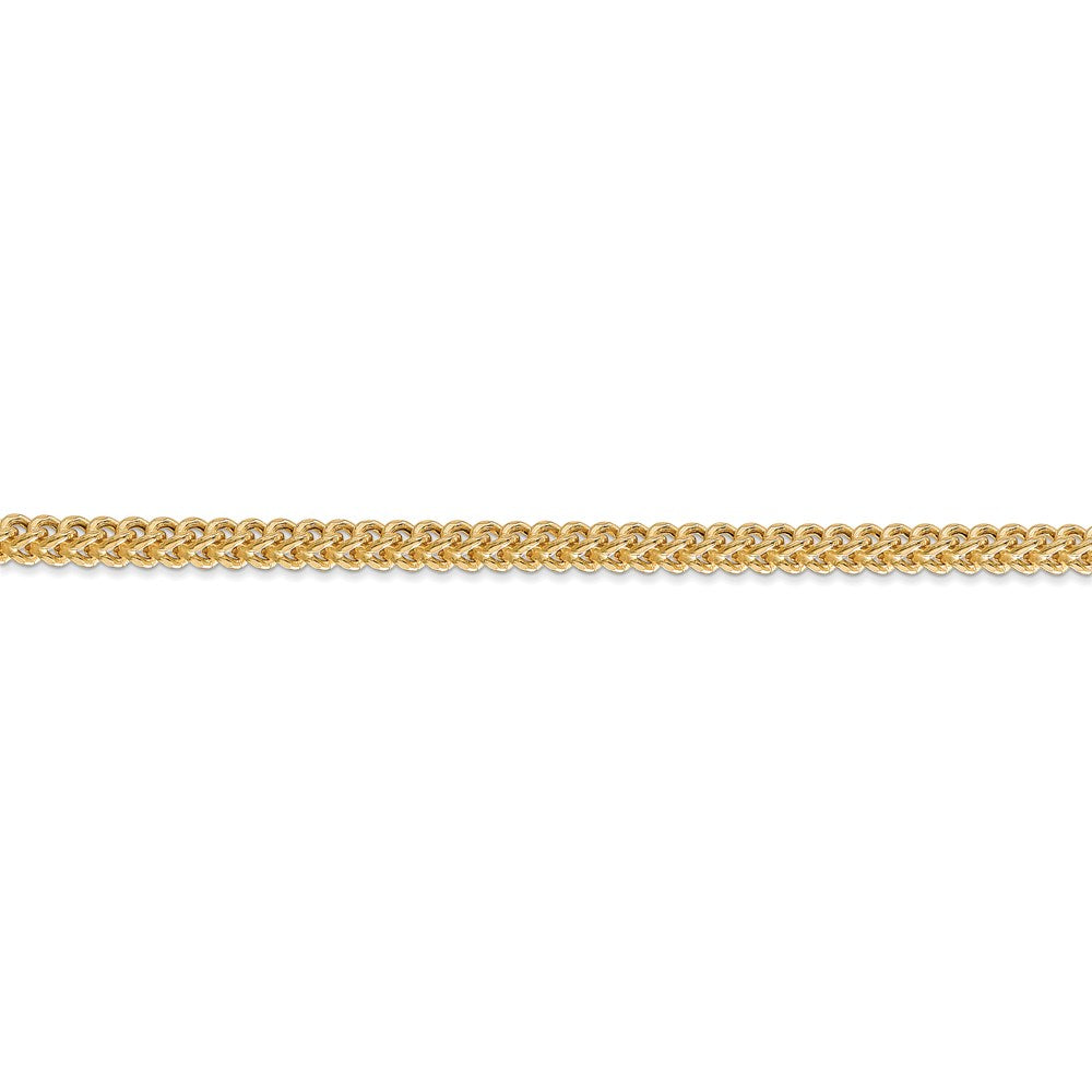 14k 3mm Semi-Solid Franco Chain