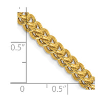 Thumbnail for 14k 3.7mm Semi-Solid Franco Chain