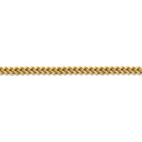 Thumbnail for 14k 4.5mm Semi-Solid Franco Chain