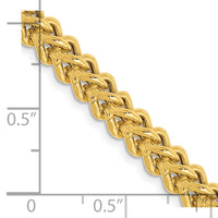 Thumbnail for 14k 4.5mm Semi-Solid Franco Chain