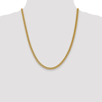 Thumbnail for 14k 4.5mm Semi-Solid Franco Chain