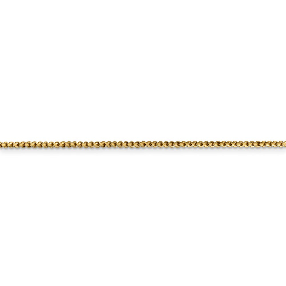 14k 1.5mm Semi-Solid Round Box Chain