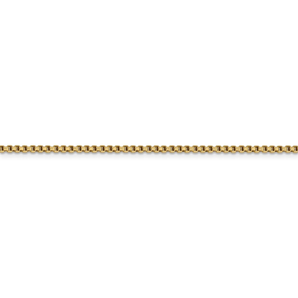 14k 1.75mm Semi-Solid Round Box Chain