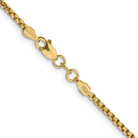 Thumbnail for 14k 1.75mm Semi-Solid Round Box Chain