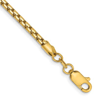 Thumbnail for 14k 2.45mm Semi-Solid Round Box Chain