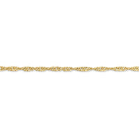 Thumbnail for 14k 2.75mm Lightweight Singapore Chain