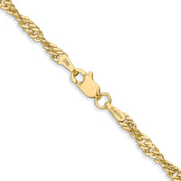 Thumbnail for 14k 2.75mm Lightweight Singapore Chain