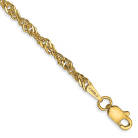 Thumbnail for 14k 2.75mm Lightweight Singapore Chain