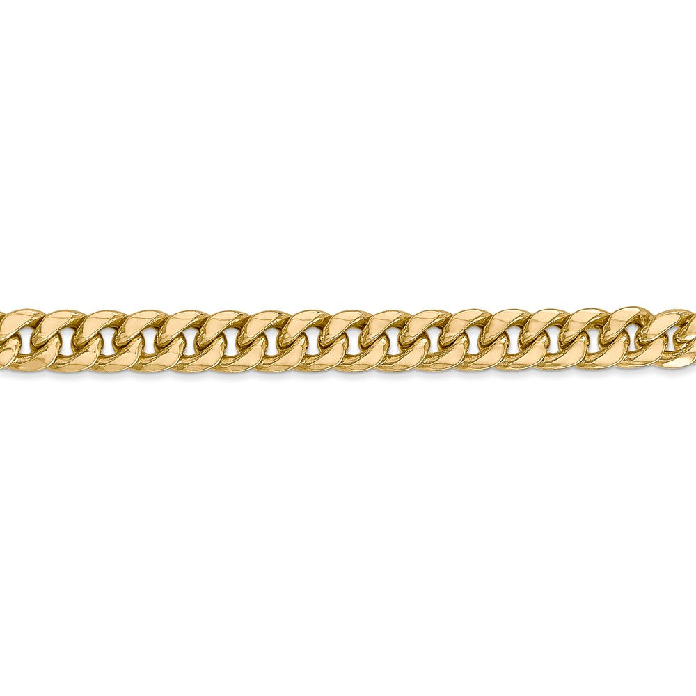 14k 6mm Semi-Solid Miami Cuban Chain