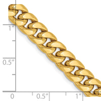 Thumbnail for 14k 7.3mm Semi-Solid Miami Cuban Chain