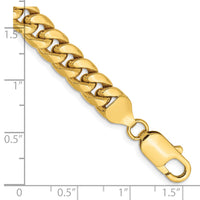 Thumbnail for 14k 7.3mm Semi-Solid Miami Cuban Chain