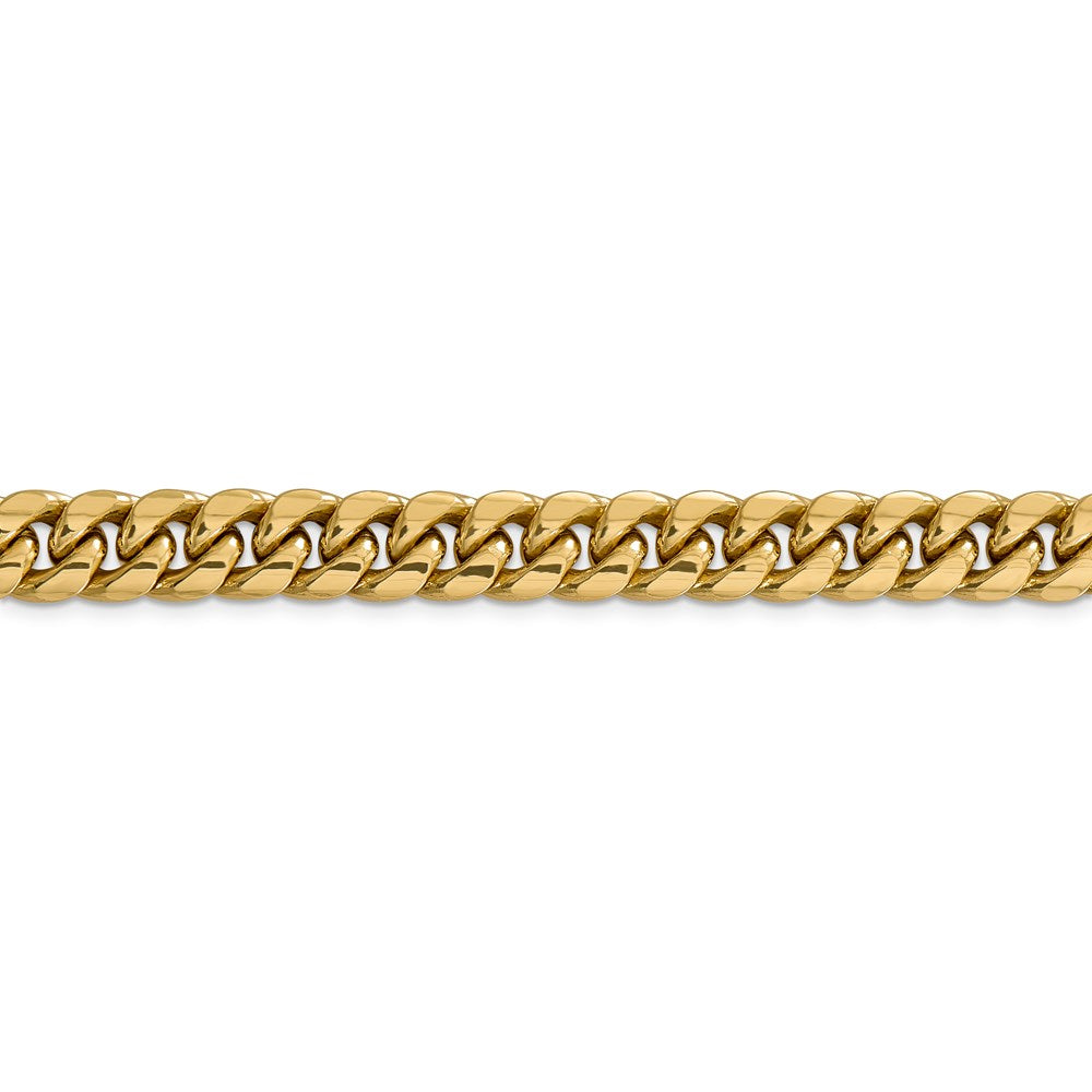 14k 9.3mm Semi-Solid Miami Cuban Chain