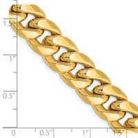 Thumbnail for 14k 11mm Semi-Solid Miami Cuban Chain