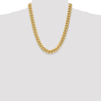 Thumbnail for 14k 11mm Semi-Solid Miami Cuban Chain