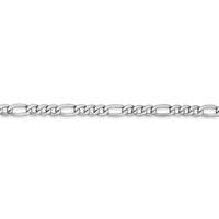 Thumbnail for 14k WG 3.5mm Semi-Solid Figaro Chain