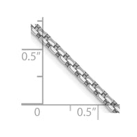 Thumbnail for 14k WG 2.45mm Semi-Solid Round Box Chain