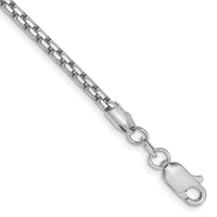 Thumbnail for 14k WG 2.45mm Semi-Solid Round Box Chain
