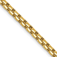 Thumbnail for 14k 3.6mm Semi-Solid Round Box Chain