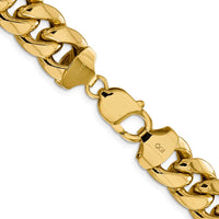 Thumbnail for 14k 12.6mm Semi-Solid Miami Cuban Chain