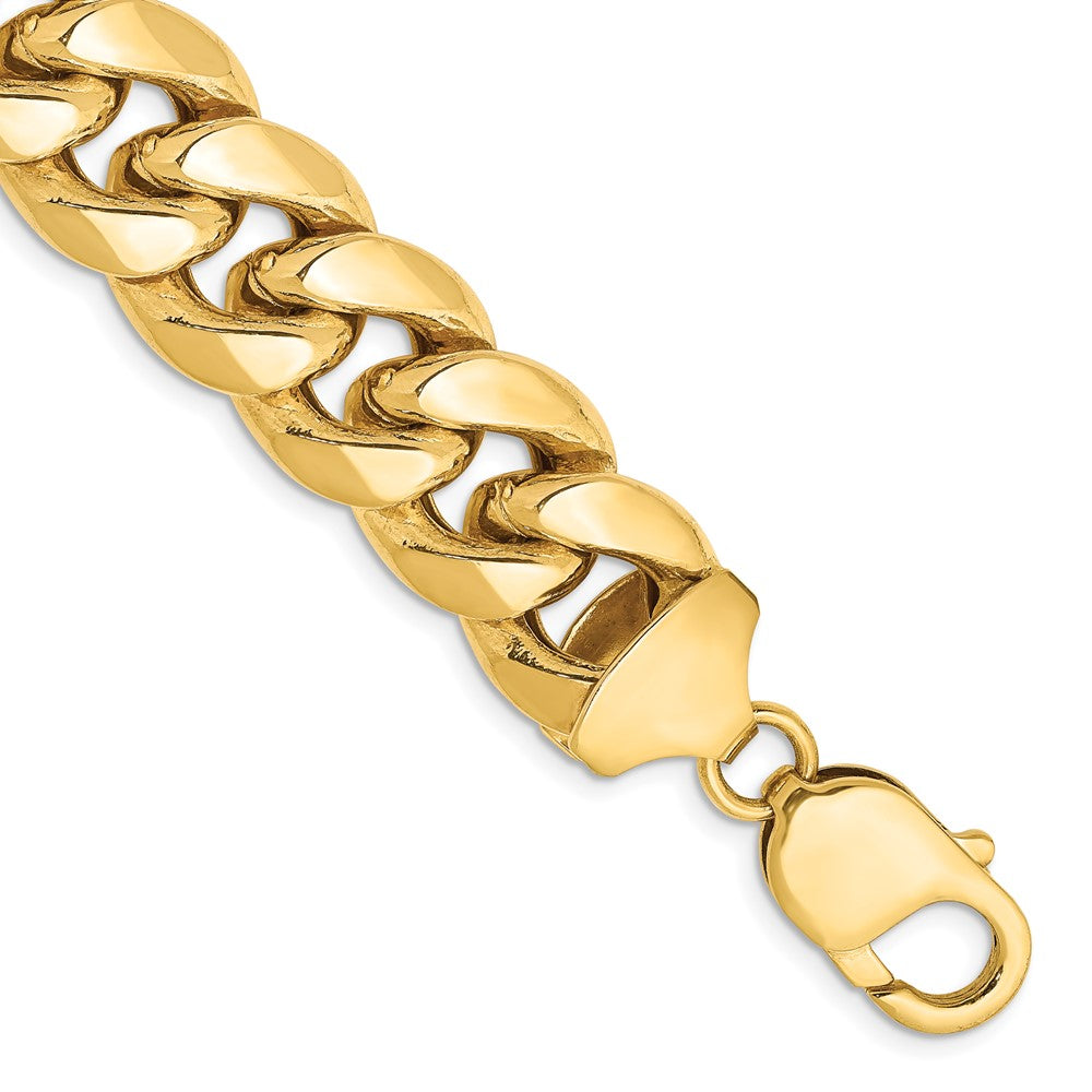 14k 12.6mm Semi-Solid Miami Cuban Chain