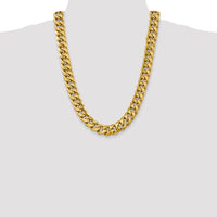 Thumbnail for 14k 15mm Semi-Solid Miami Cuban Chain