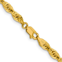 Thumbnail for 14ky 4.25mm Semi-Solid Rope Chain