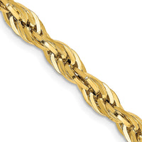 Thumbnail for 14ky 4.75mm Semi-Solid Rope Chain