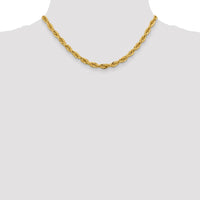 Thumbnail for 14ky 5.4mm Semi-Solid Rope Chain