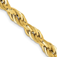 Thumbnail for 14ky 5.4mm Semi-Solid Rope Chain