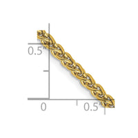 Thumbnail for 14k 2.75mm Semi-solid Wheat Chain