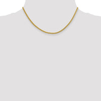 Thumbnail for 14k 2.75mm Semi-solid Wheat Chain