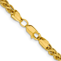 Thumbnail for 14k 4.15mm Semi-solid Wheat Chain