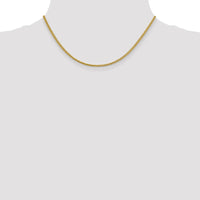 Thumbnail for 14k 2.35mm Semi-solid 3-Wire Wheat Chain