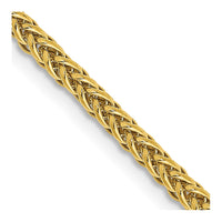 Thumbnail for 14k 2.35mm Semi-solid 3-Wire Wheat Chain
