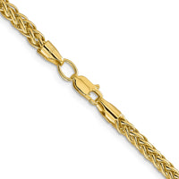 Thumbnail for 14k 4.3mm Semi-solid 3-Wire Wheat Chain