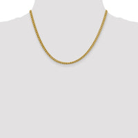Thumbnail for 14k 4.3mm Semi-solid 3-Wire Wheat Chain