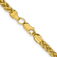 Thumbnail for 14k 4.65mm Semi-solid 3-Wire Wheat Chain