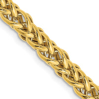 Thumbnail for 14k 4.65mm Semi-solid 3-Wire Wheat Chain